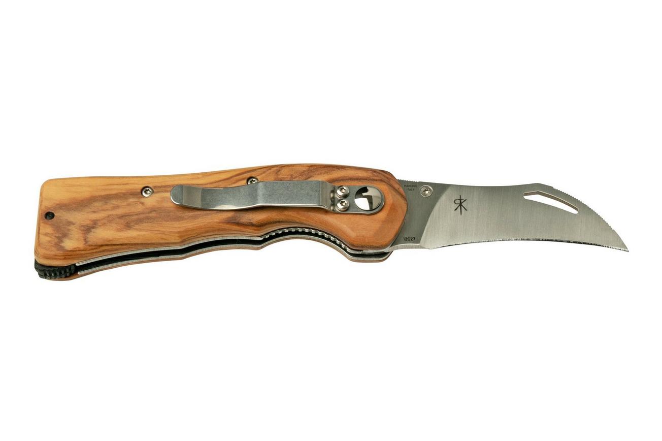 Fox Knives Spora Mushroom Satin Olive FX-409OL, champignonmes