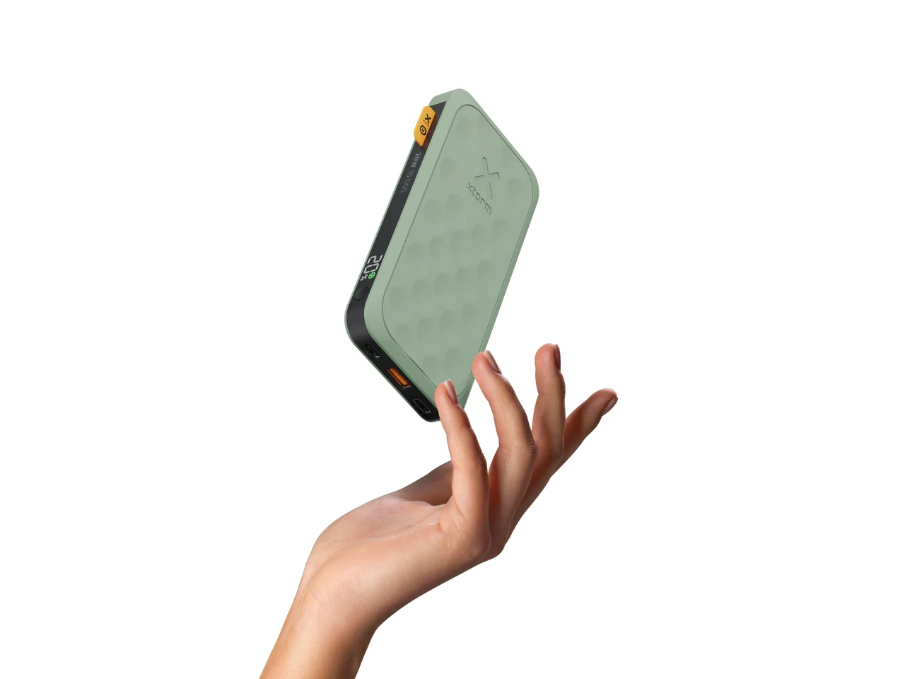 (20W) 10000mAh Fuel Series 5 Dual USB C / USB A Powerbank Power Delivery Ladegerät (FS5103) Sage Green