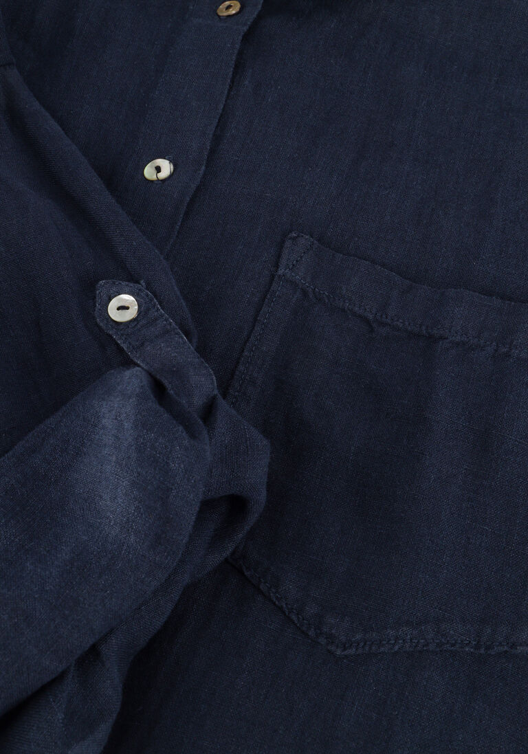 donkerblauwe bellamy midi jurk fay