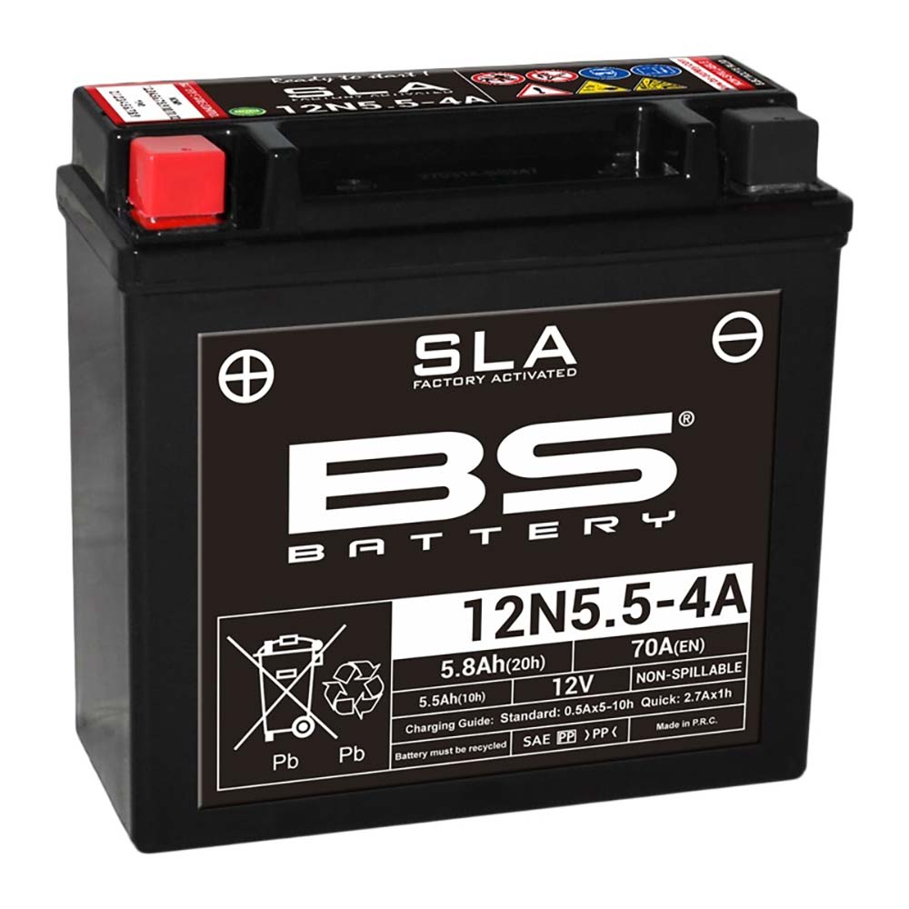 BS Battery - Batterie 12N5.5-4A/4B SLA