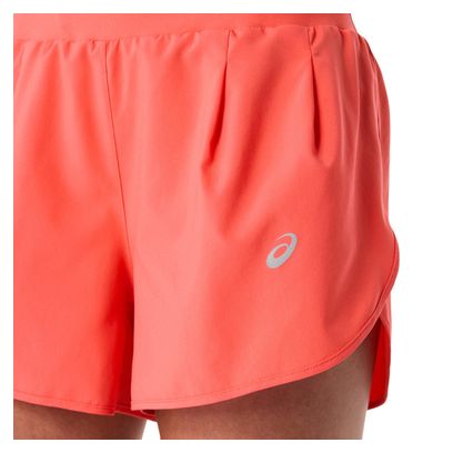 Short Asics Road 3.5in Corail Femme