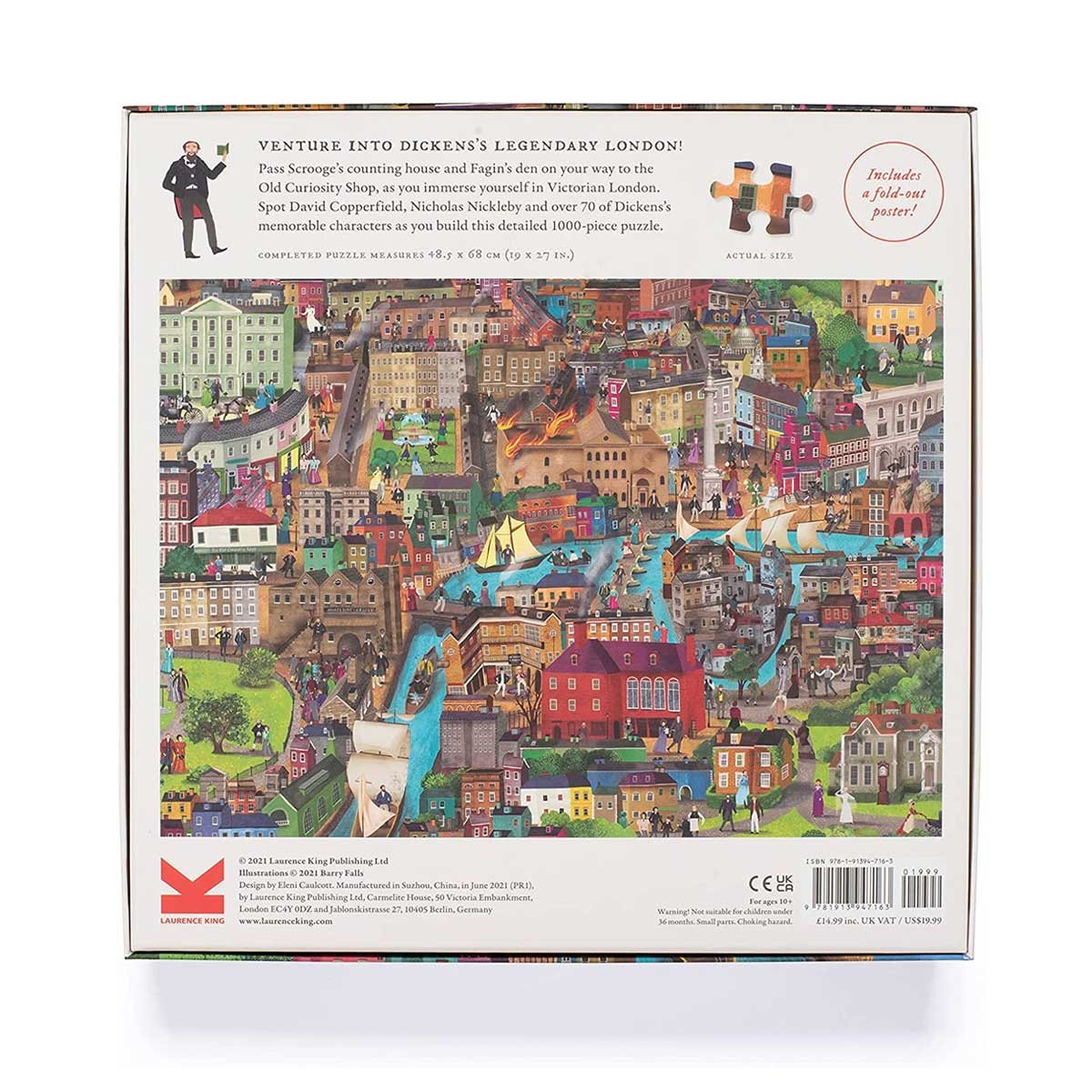 World Of Charles Dickens 1000 Piece Jigsaw Puzzle: A Jigsaw Puzzle with 70 Characters to Find