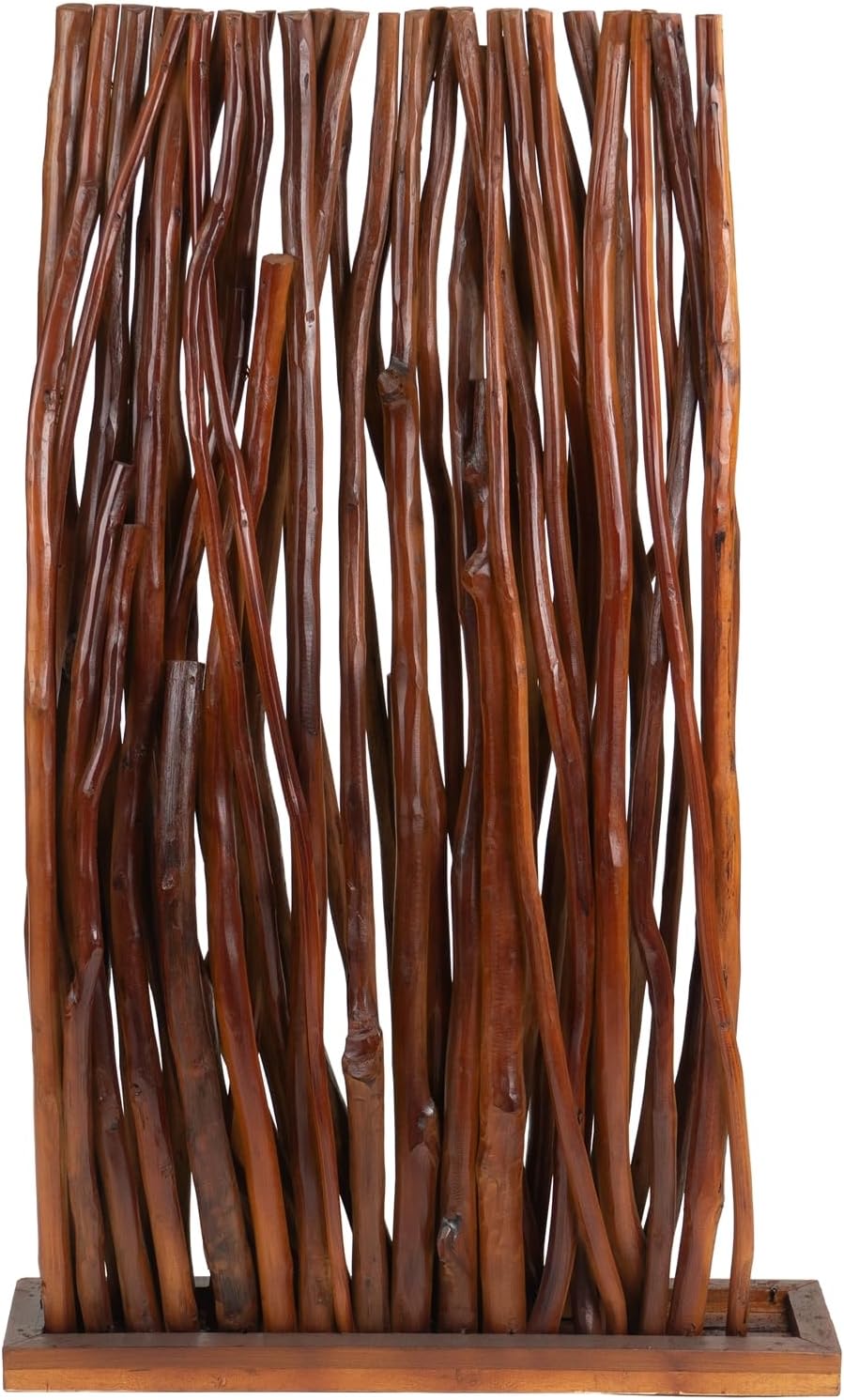 DESIGN DELIGHTS RAUMTEILER Tekea | Teakholz, 130x80 cm | Äste Paravent, Wurzelholz Trennwand, Holz Sichtschutz, Treibholz Raumtrenner, Dekoobjekt