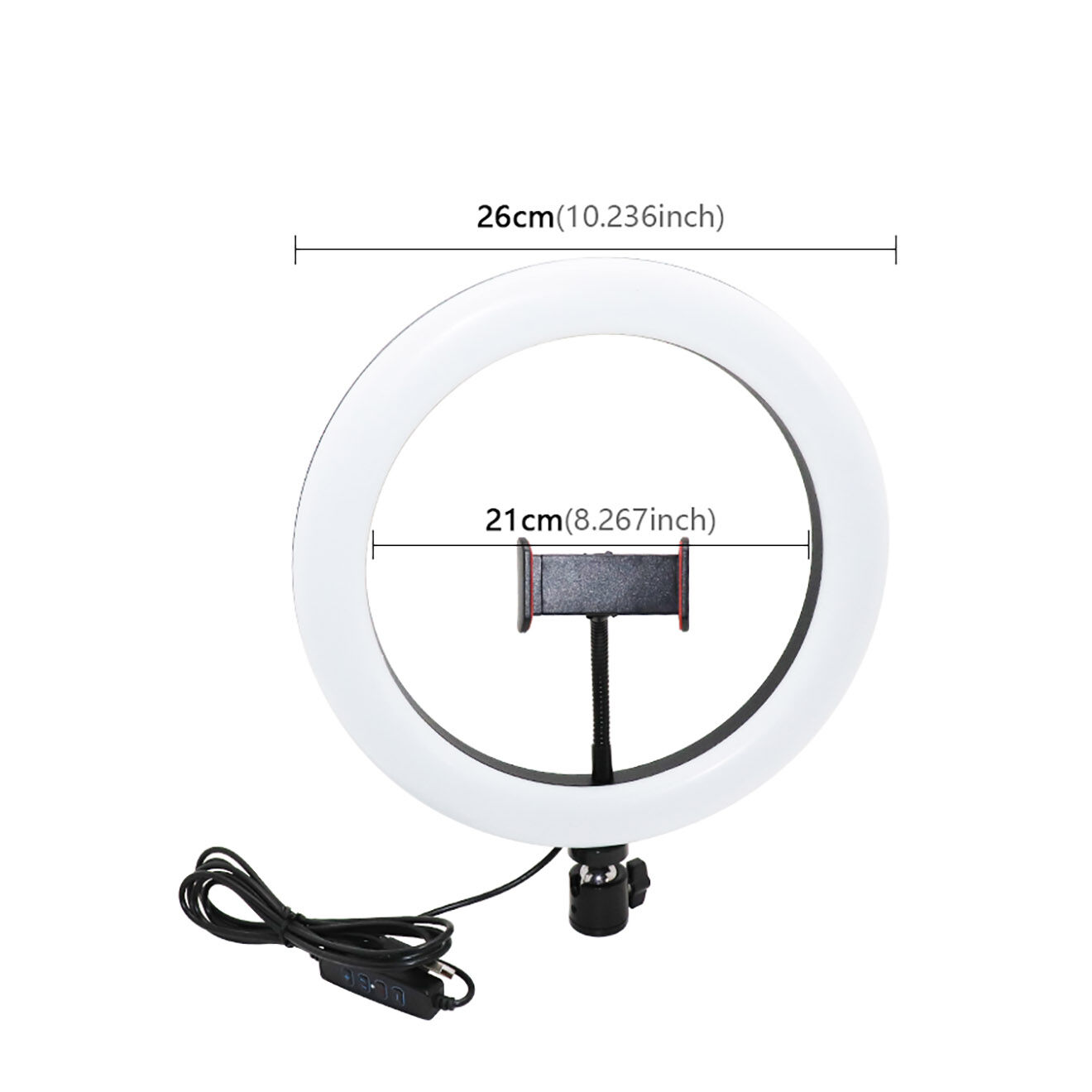 WI-LIGHT Selfie sur pied 10' rl10 noir