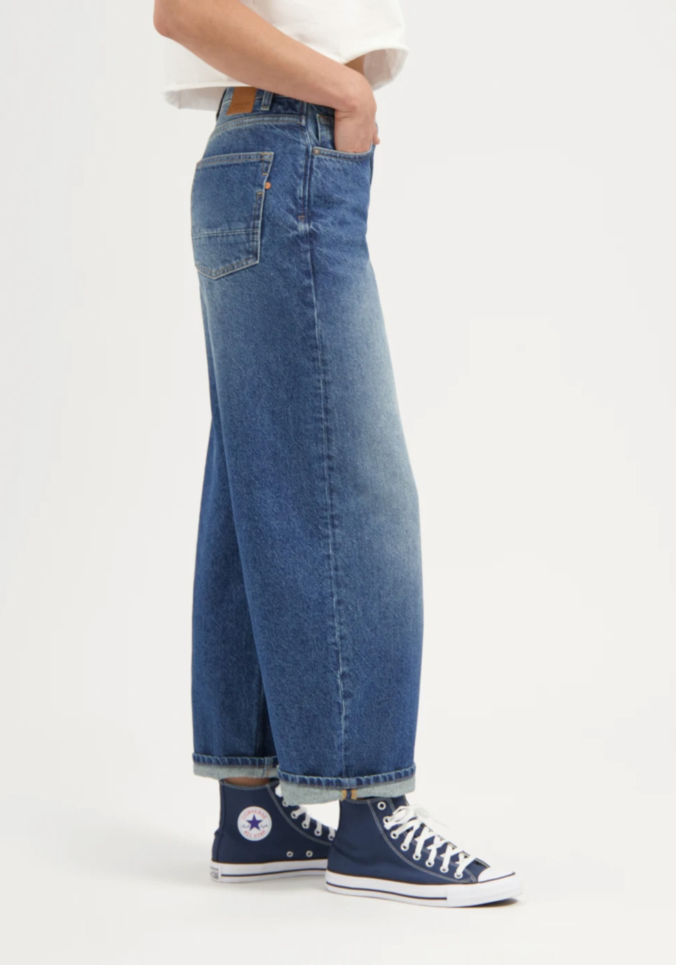 Kuyichi Damen-Jeans Lucy Loose Atlantic Ocean