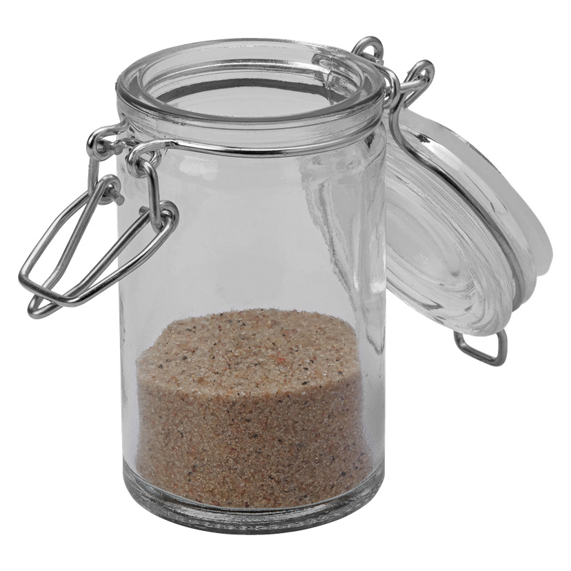 Glasskrukke med knepplokk 65 ml