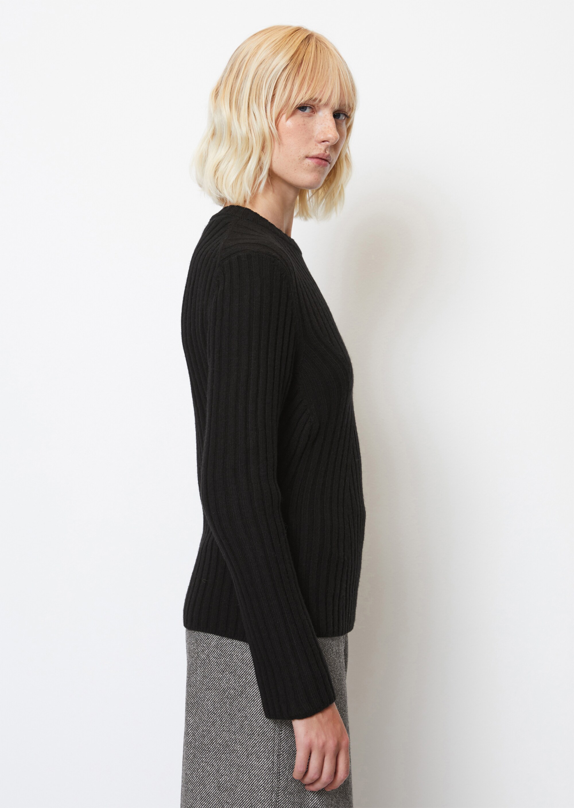 Strickpullover slimmit Fully fashioned Details