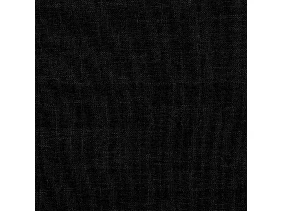 Canapé Chesterfield 2 places noir tissu