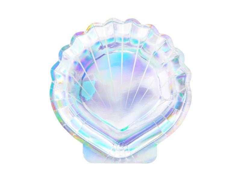 Schelp Bordjes Parelmoer 18,5cm 6st