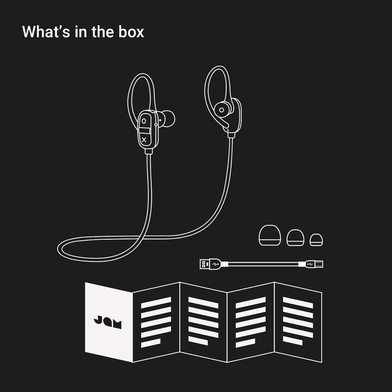 JAM Live Large Blue Bluetooth-oordopjes