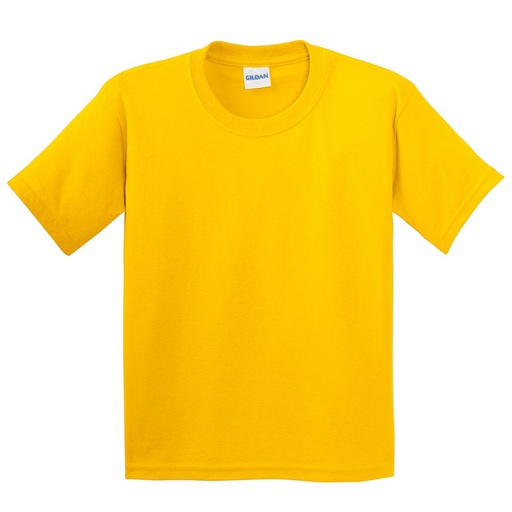 Camiseta básica de manga curta Gildan, elegante e macia