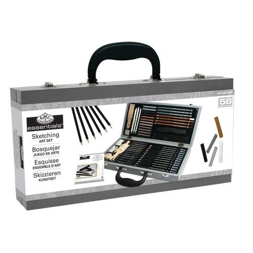 Royal & Langnickel Artist Wooden Box - Sketching Set Deluxe Zeichenset