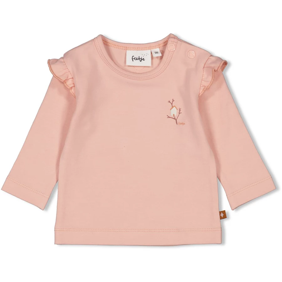 Feetje Langarmshirt My Happy Place Rosa