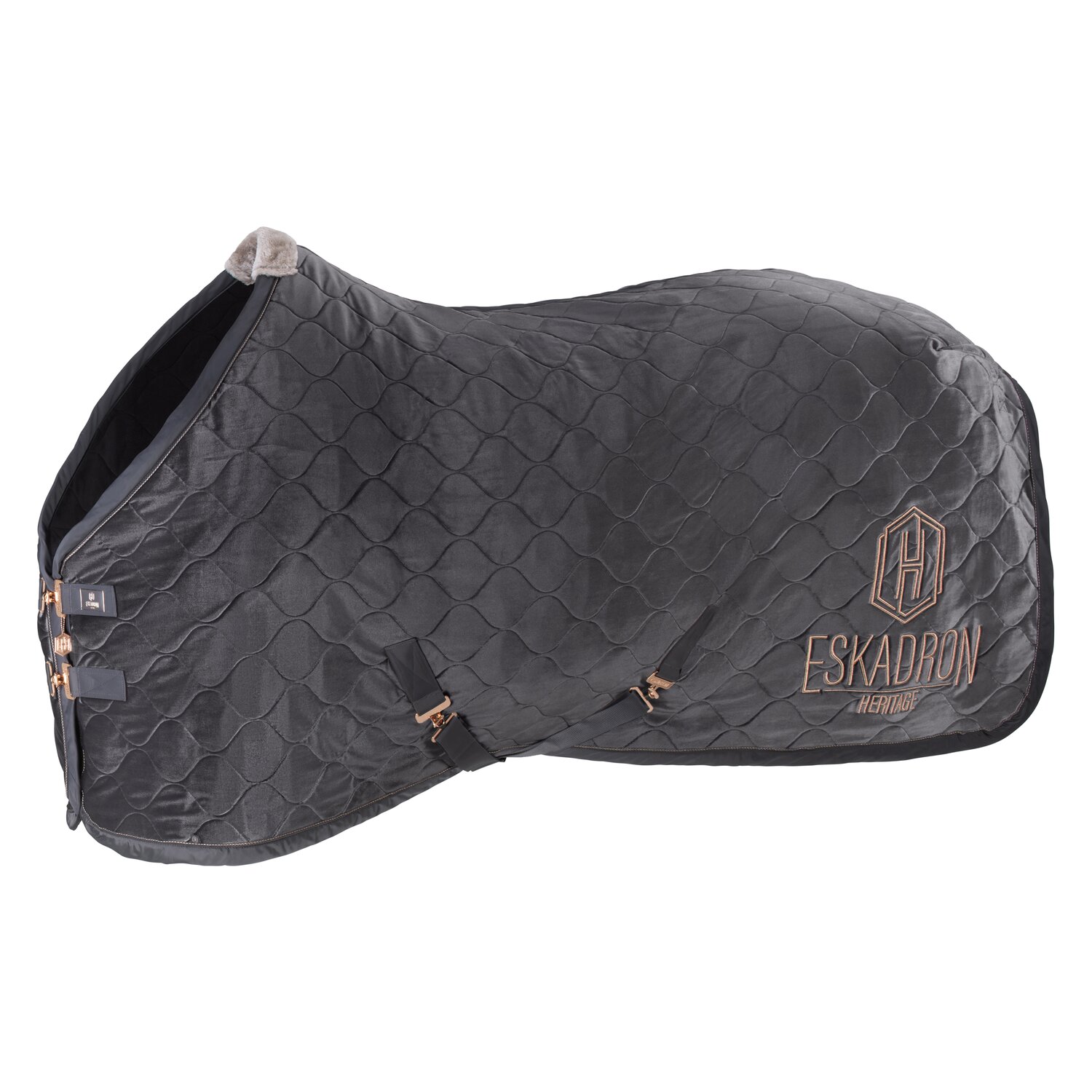 ESKADRON Heritage Abschwitzdecke Velvet  - basalt grey