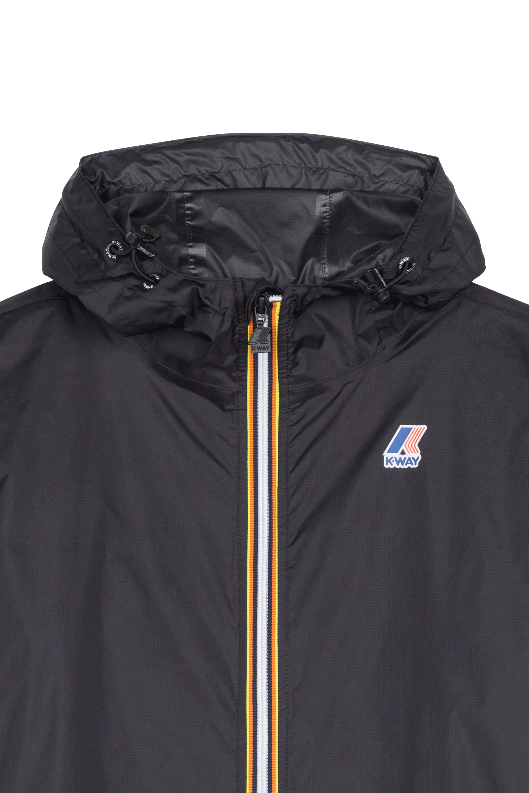K-WAY Imperméable long à capuche  LE VRAI 3.0 EIFFEL Noir