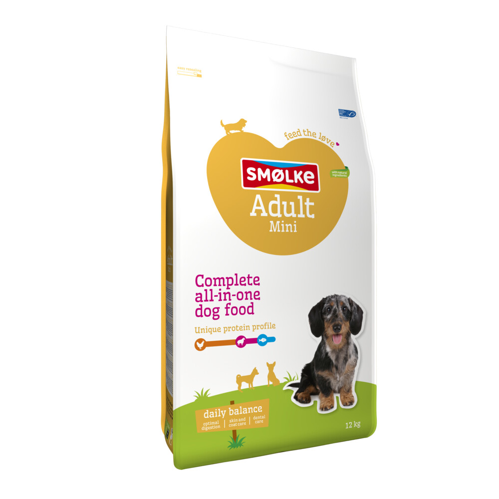 Smolke Hondenvoer Adult Mini12 kg