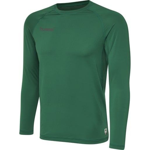 Hummel First Performance Baselayer Manches Longues - Vert