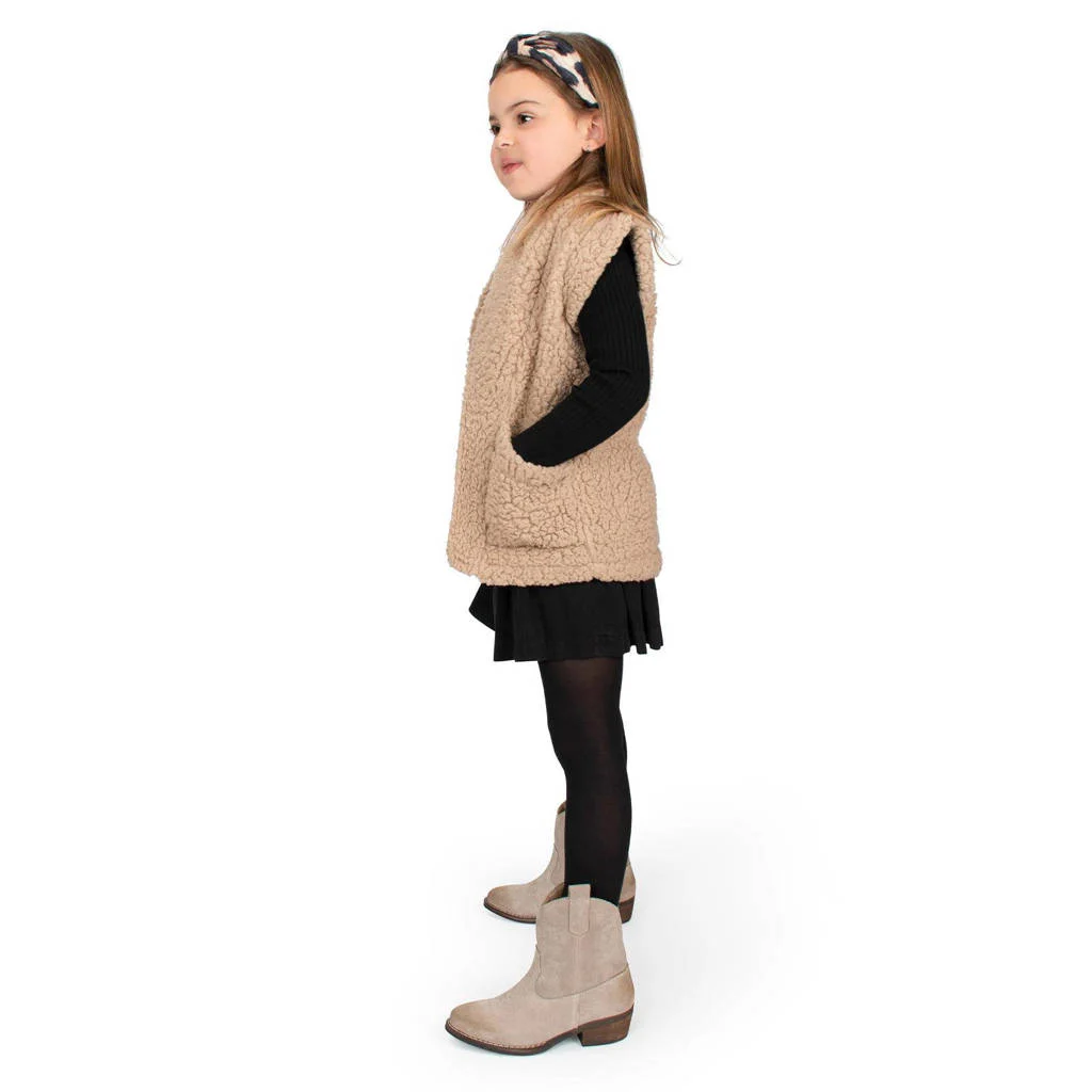 PS Poelman Bilasuède cowboylaarzen beige