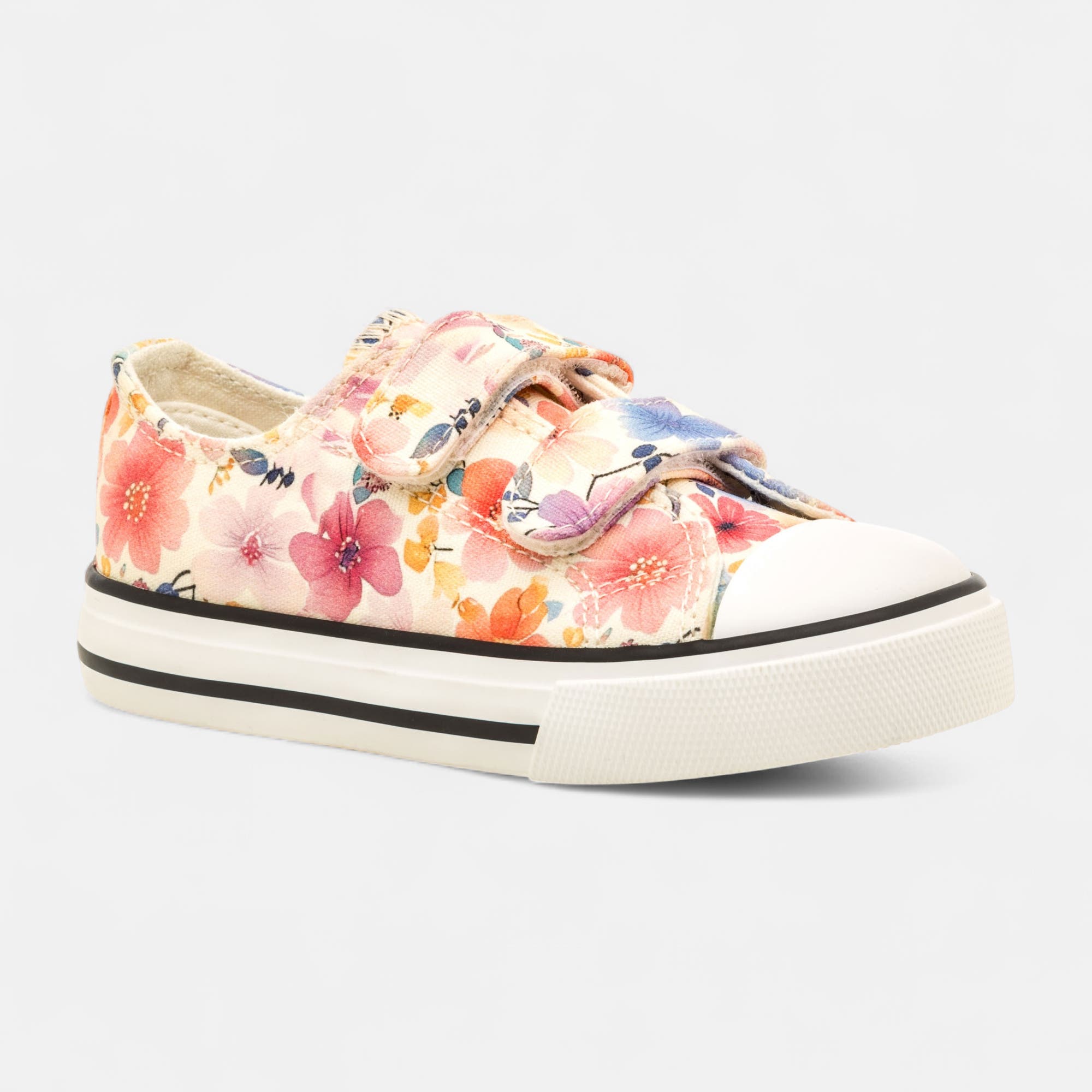 Baskets en toile Fille multicolore
