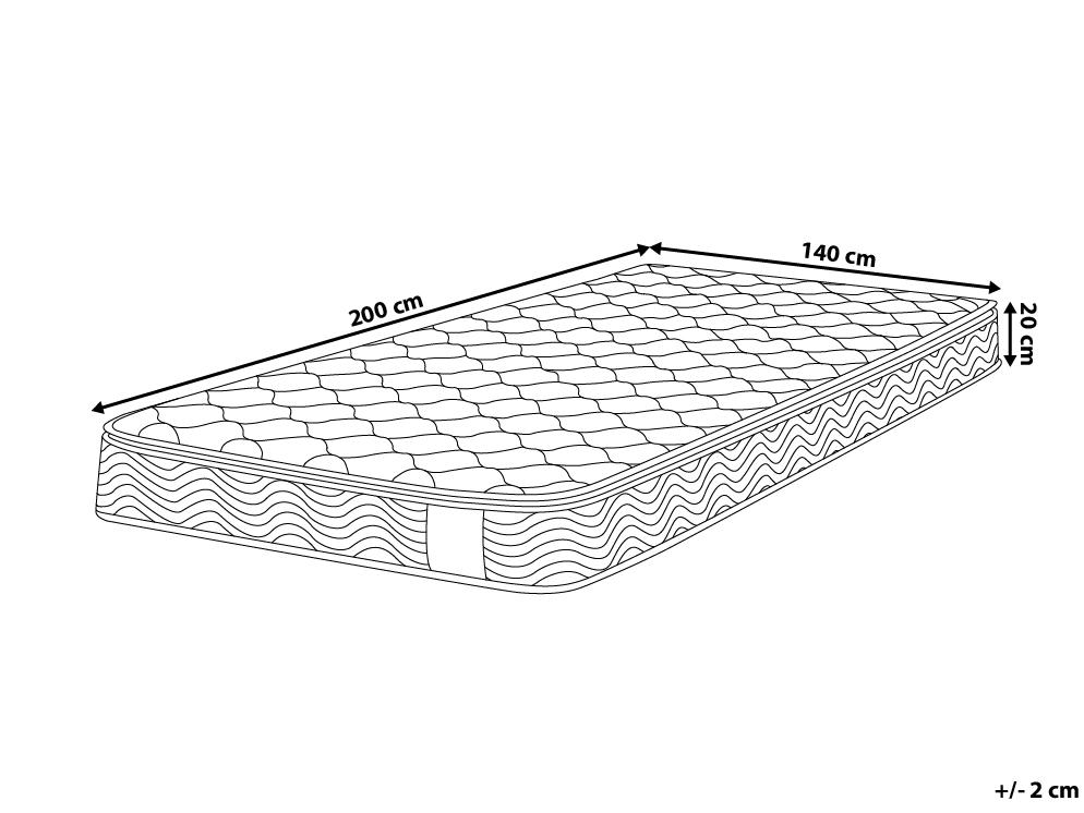 Pocketveringmatras SPLENDOUR H3/4 Hard 140 x 200 cm