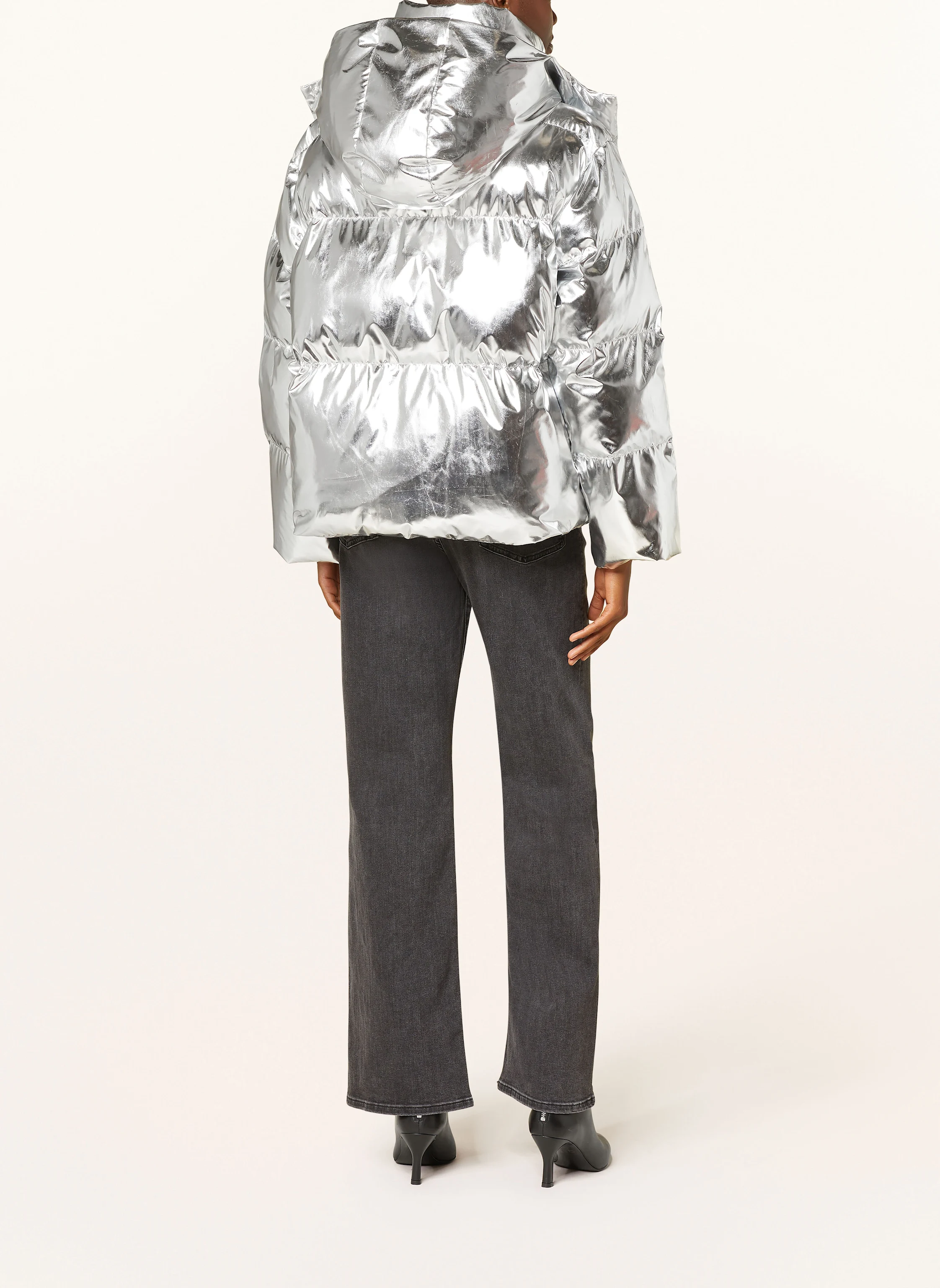 maje Steppjacke mit abnehmbarer Kapuze