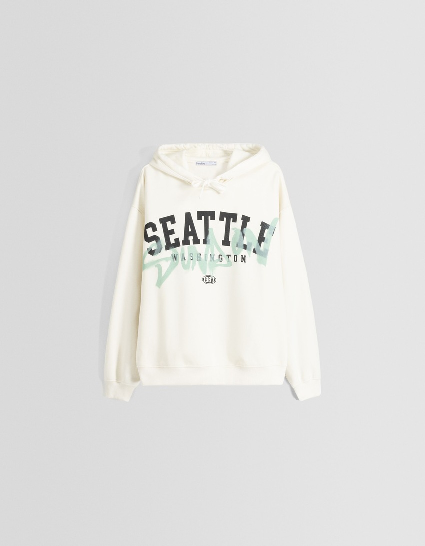 Moletom oversized estampado
