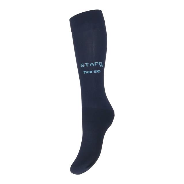 Showsokken Stapp Horse Ultra Fine 3-pack Donkerblauw