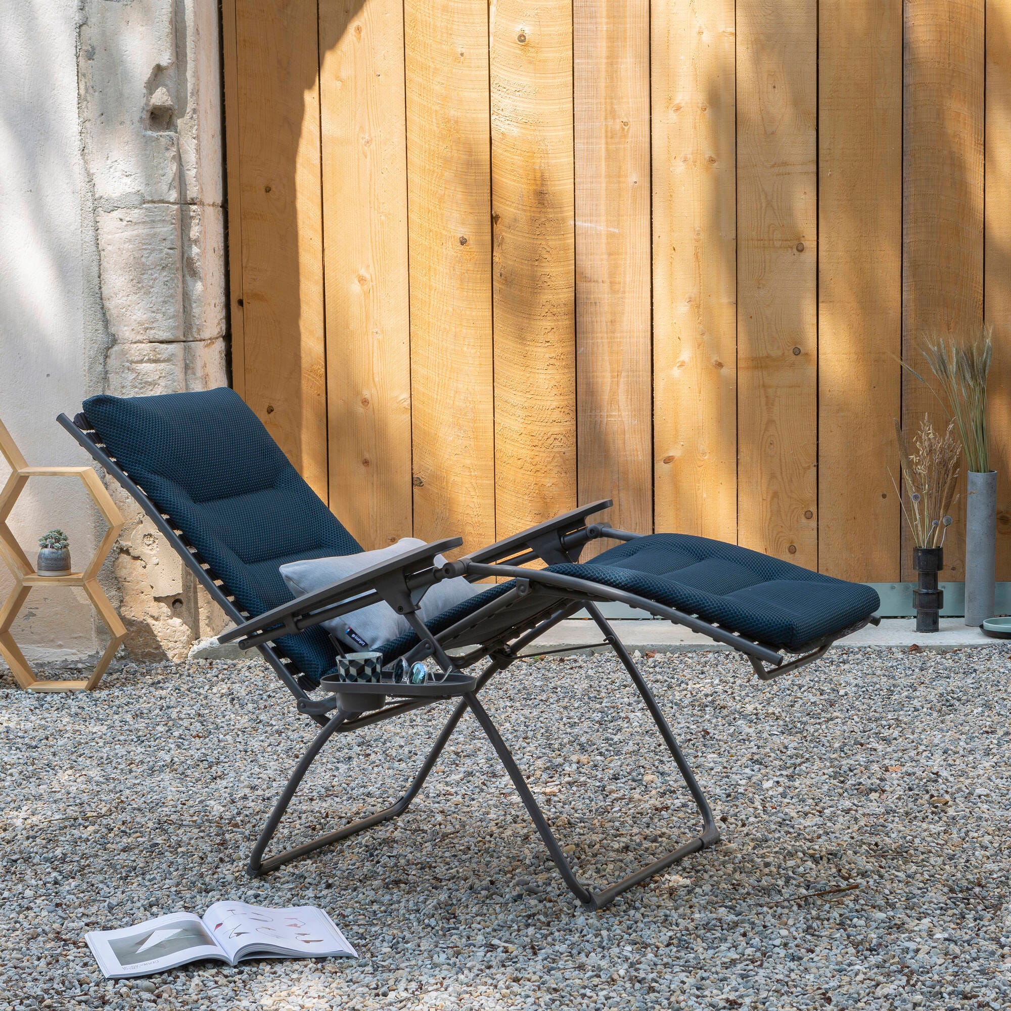 Gepolsterte Zero-Gravity-Relaxliege Evolution BeComfort® Blau Bleu Encre