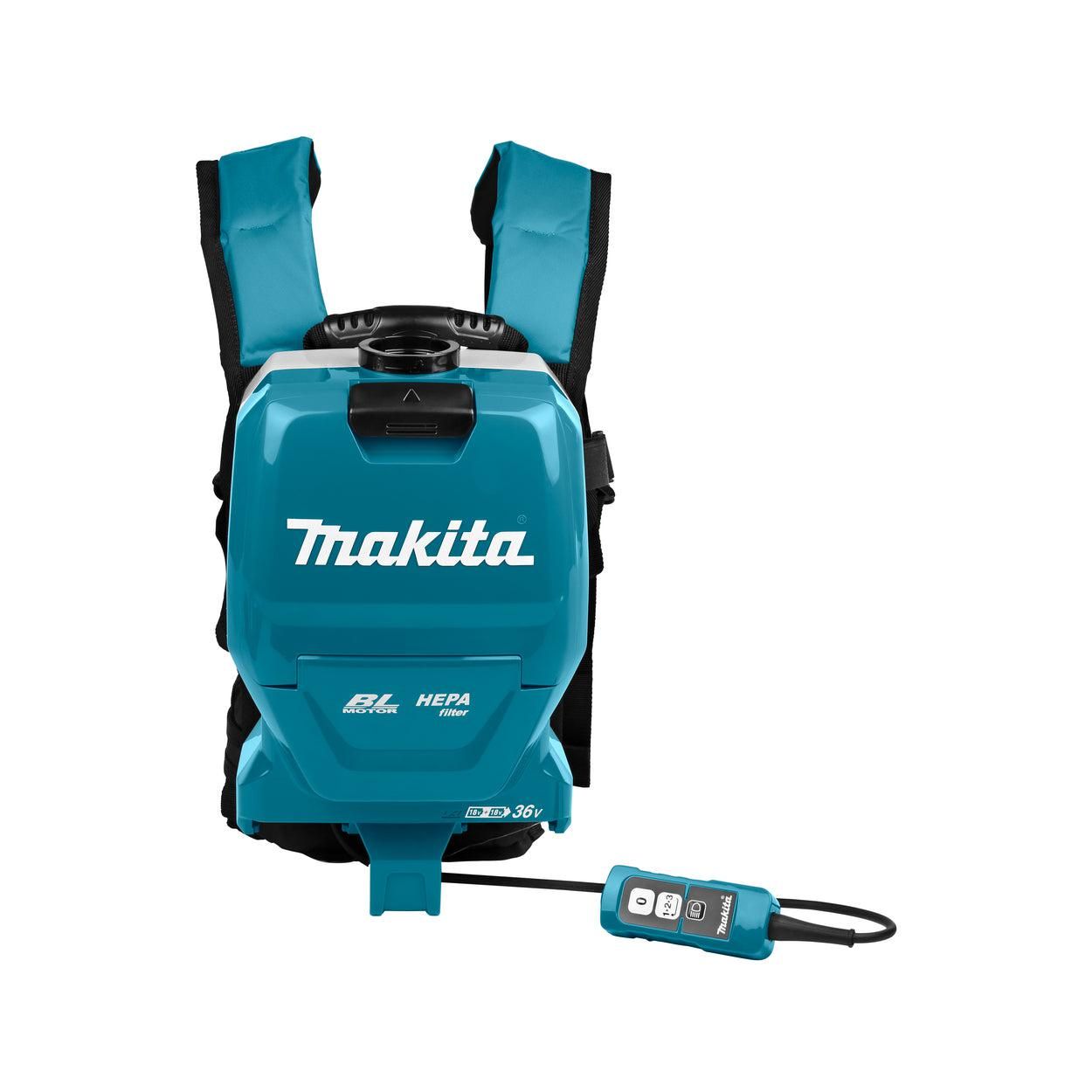 Makita DVC261TX22 Accu Rugstofzuiger voor Schoonmaak 2x18V 5.0Ah
