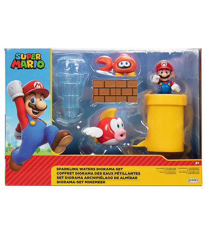 Super Mario Leges?t - Diorama Set - Sparkling Water - 5 Dele