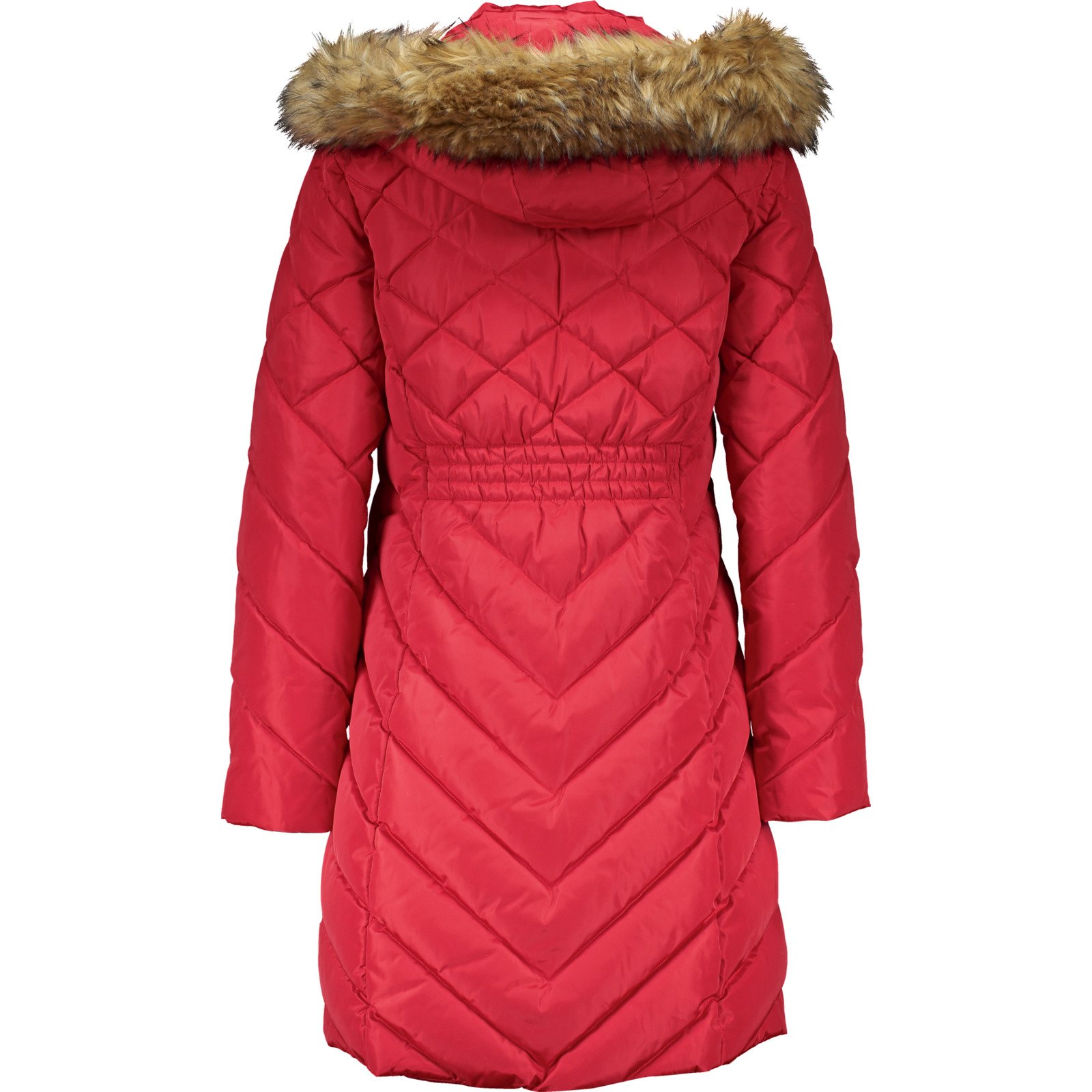 Tommy Hilfiger Damen-Parka mit Kapuze XXL, rot