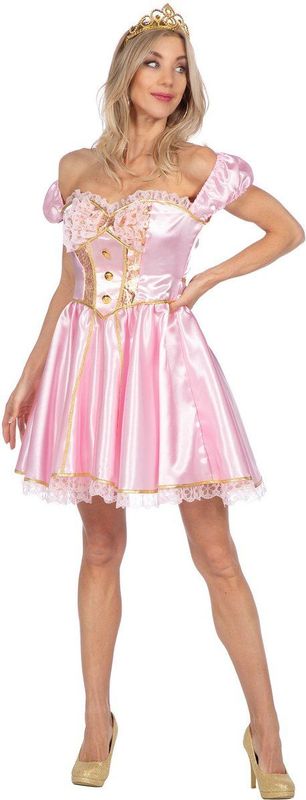 Prinsessen Jurk - Roze - Kort Model - Dames