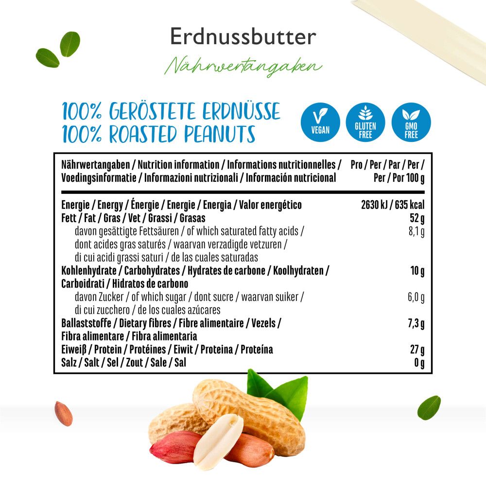 vit4ever 100% Erdnussbutter (SMOOTH)