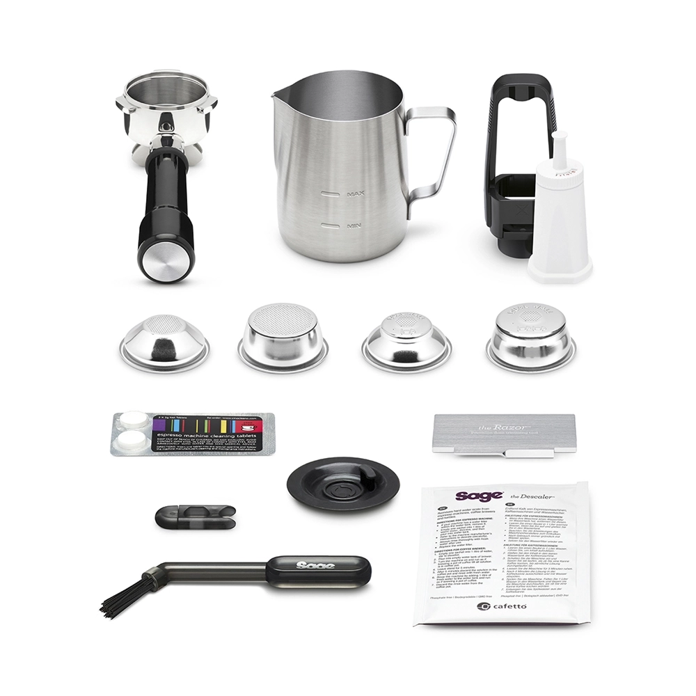 Sage the Barista Touch Impress, mit Kaltextraction - Siebträgermaschine Stainless Steel