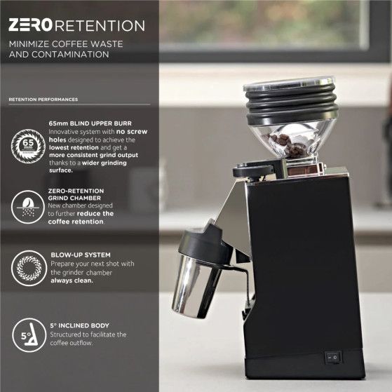 Eureka - Mignon Zero 65 All Purpose - Elektrische Koffiemolen - Matzwart