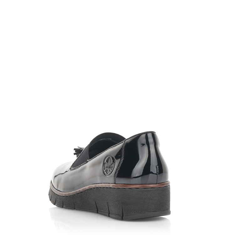 Rieker 53751-00 | NOIR VERNI