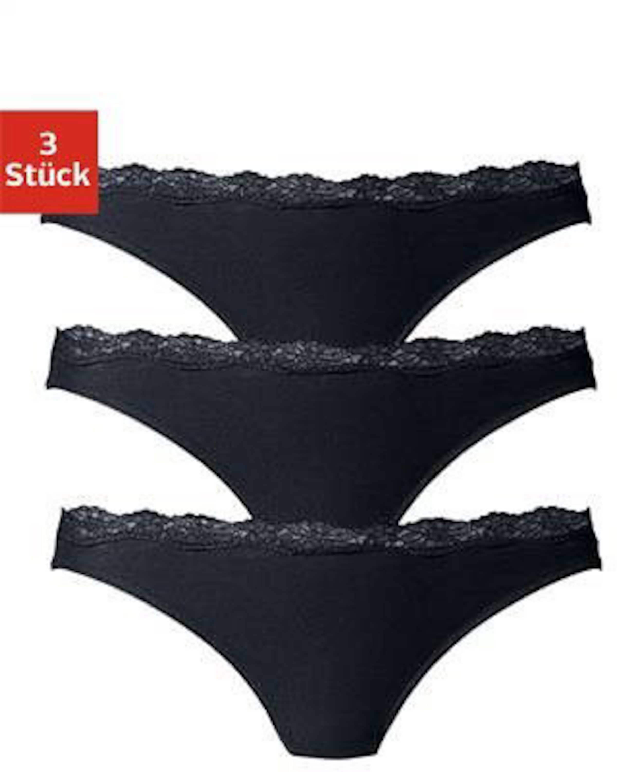 LASCANA String in schwarz