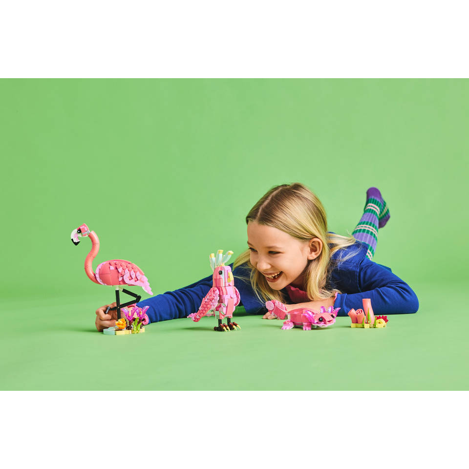 LEGO Creator 3-in-1 wilde dieren roze flamingo 31170