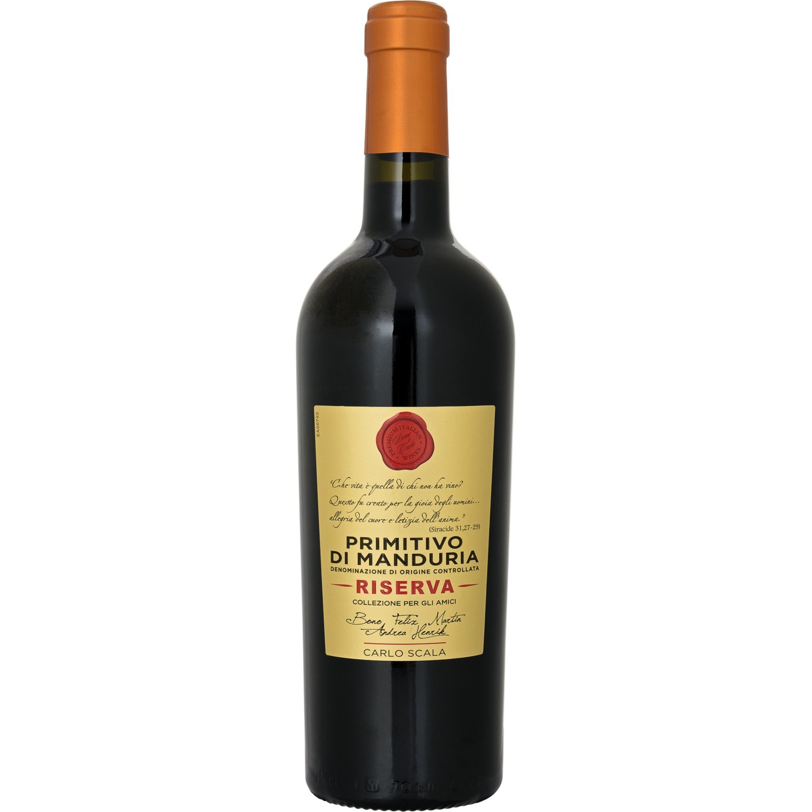 Primitivo di Manduria Riserva DOC 75 cl