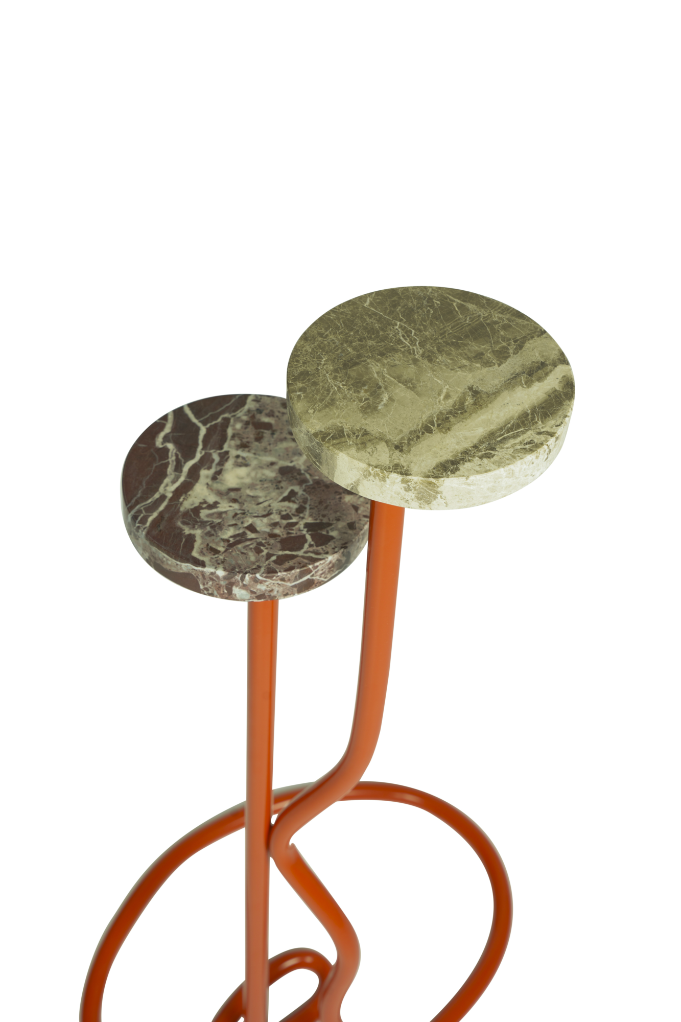 Bijzettafel Touw- Rood
