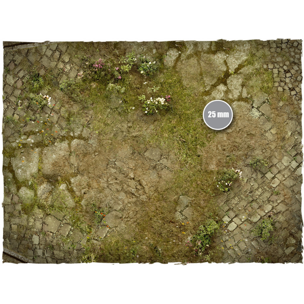 Terrain Mat Cloth - Cobblestone Streets V2 - 120x180