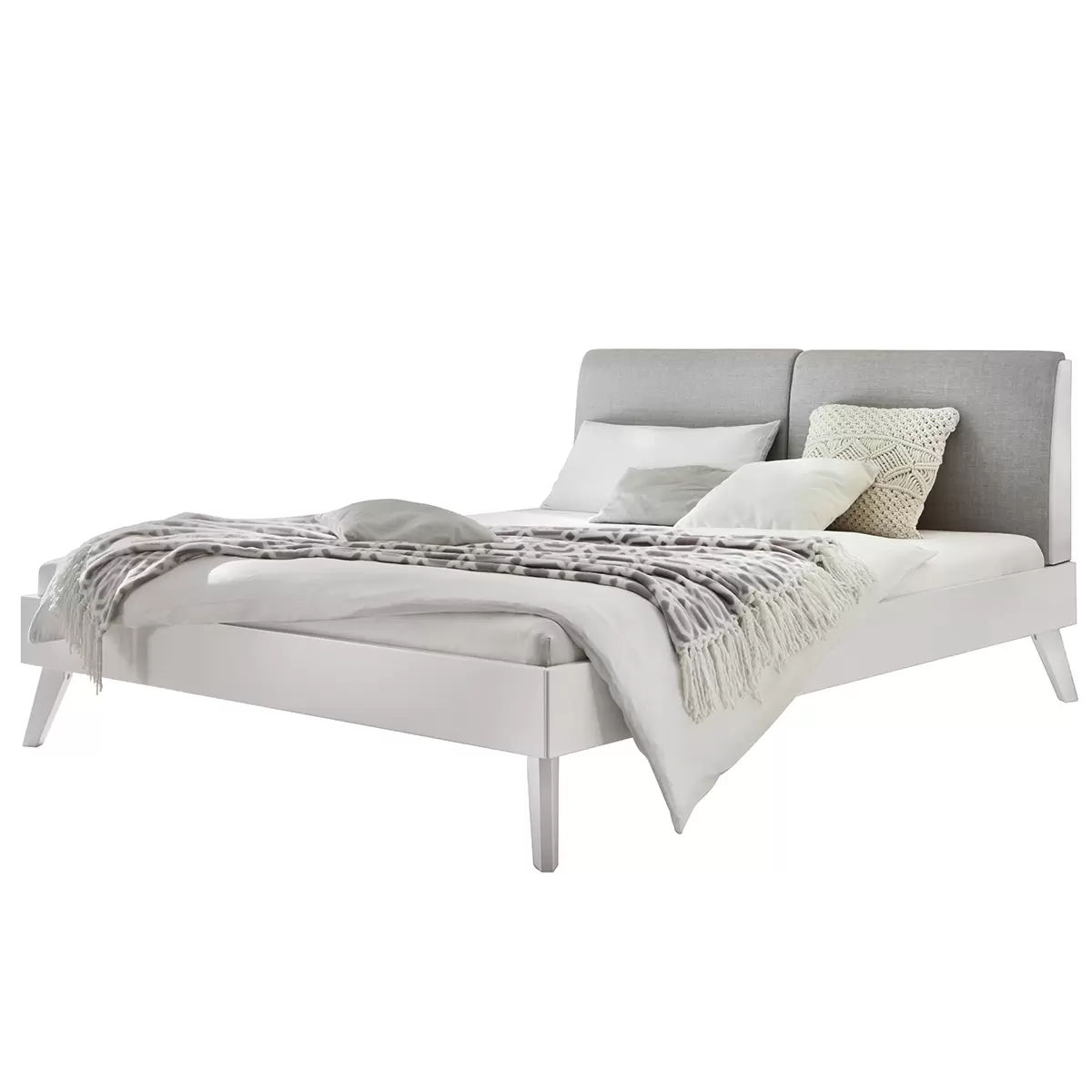Hasena Bett 140x200 Simone 140 x 200 weiss,grau