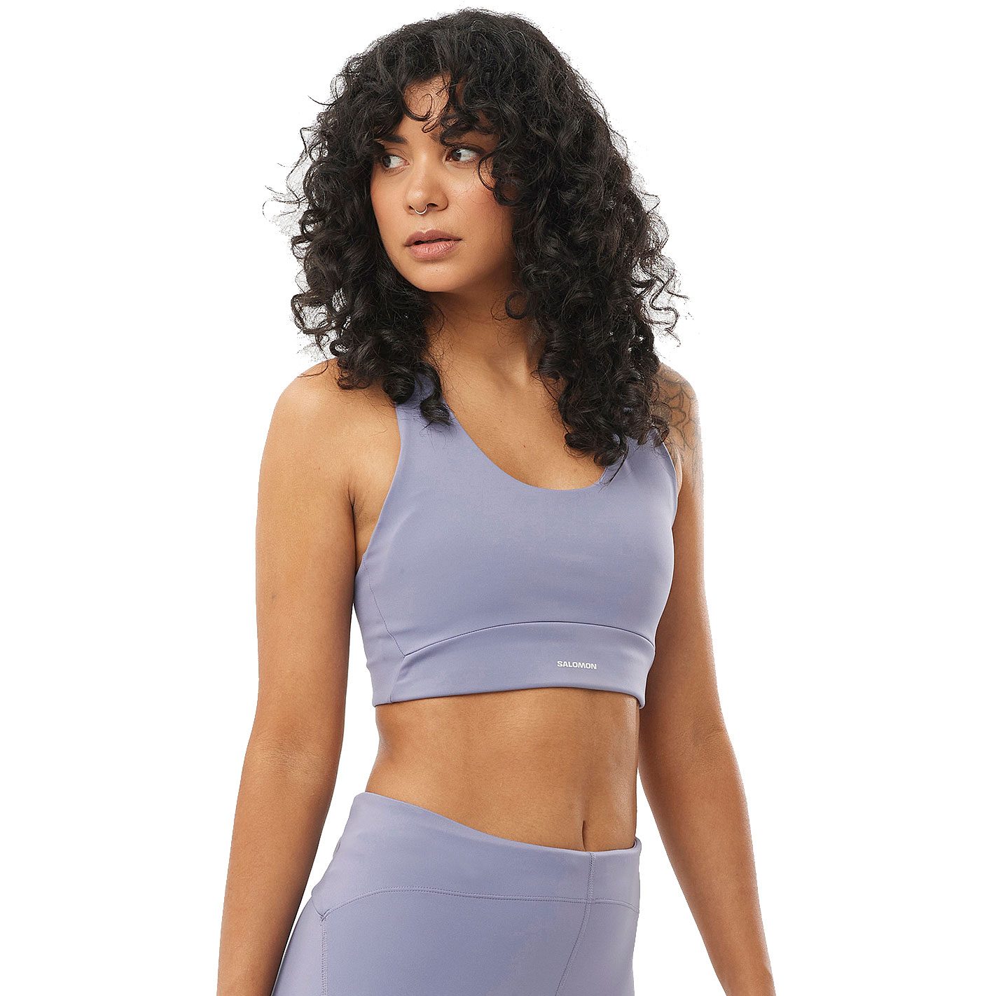 Salomon SHKout CORE Bra Sport BH Damen blue granite