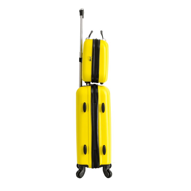 Lot valise cabine + vanity rigides 32402 Purple