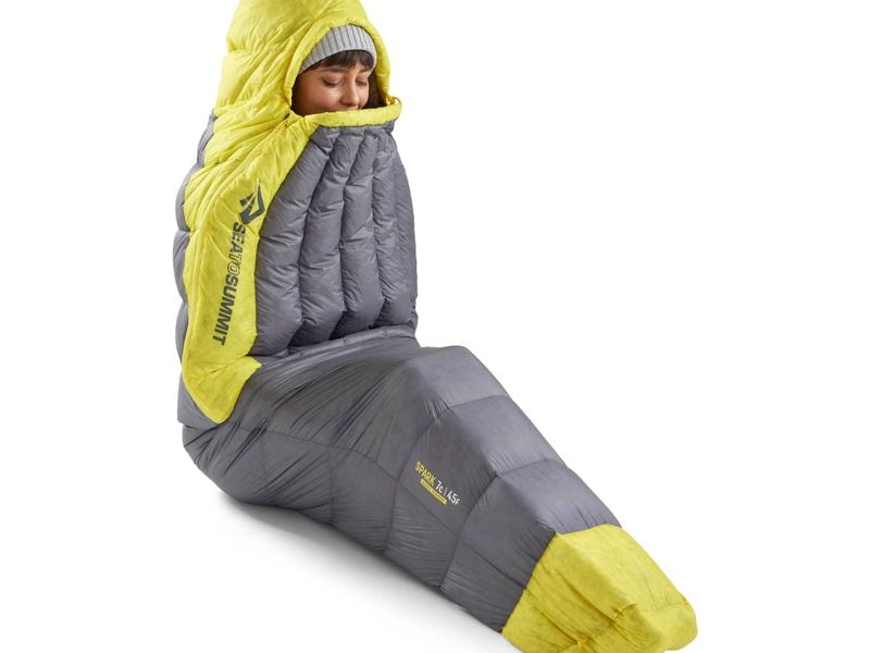 SEA TO SUMMIT Spark Women's -1C/30F R Polyester, Gelb/Grau Mumienschlafsack