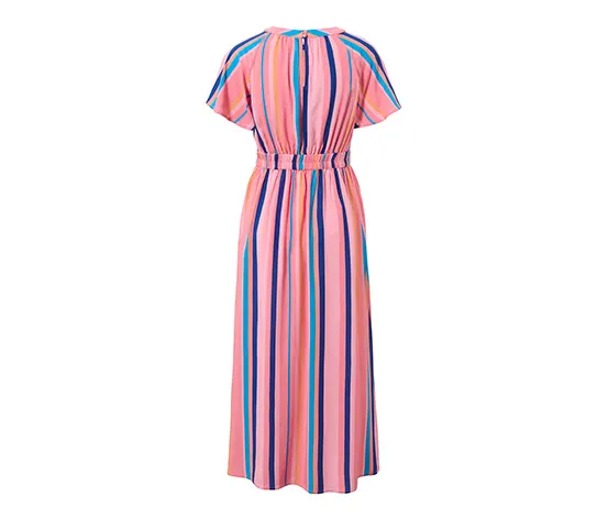 Gestreiftes Maxikleid