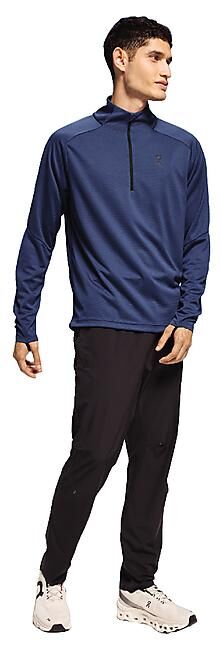 ON RUNNING - T-SHIRT ML DEMI ZIP CLIMATE SHIRT M