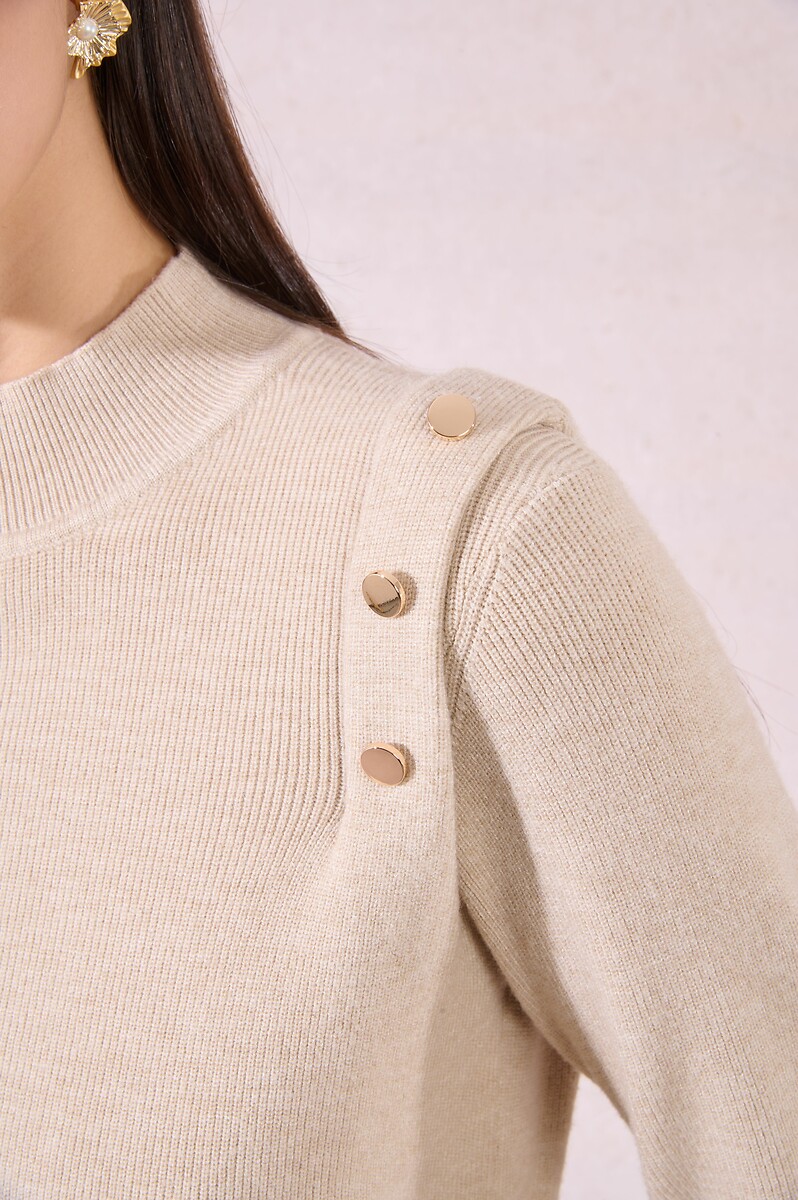 MOLLY BRACKEN<br>Suéter fino com dragonas