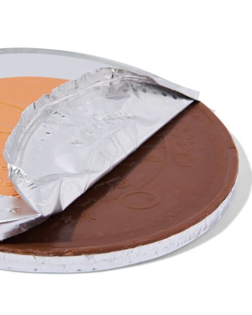 pièce de 2 euros au chocolat au lait Ø12cm