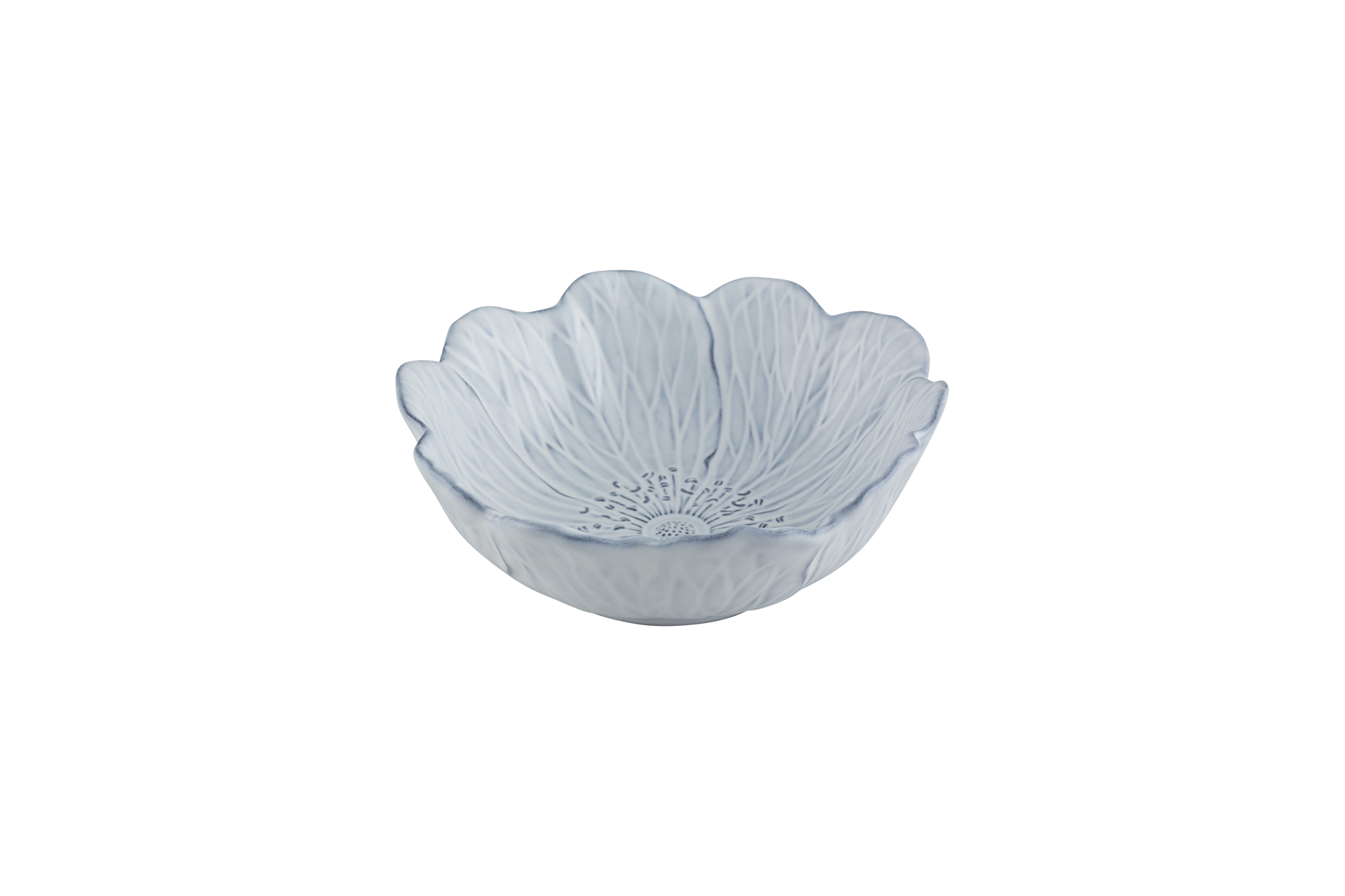 Bordallo Pinheiro  Flora skål, hvid - Ø17 cm.